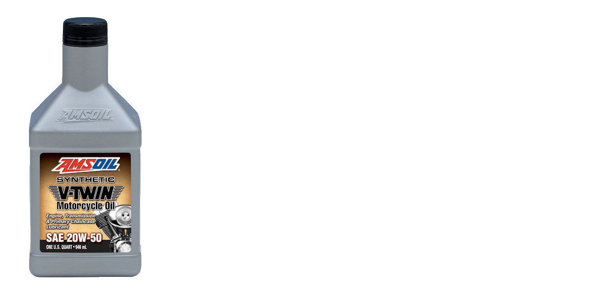 AMSOIL Synthetic 20W-50 V-Twin Motorcycle Oil